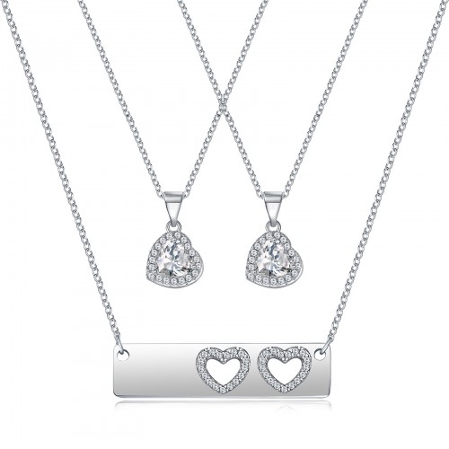 Matching mom daughter on sale necklaces